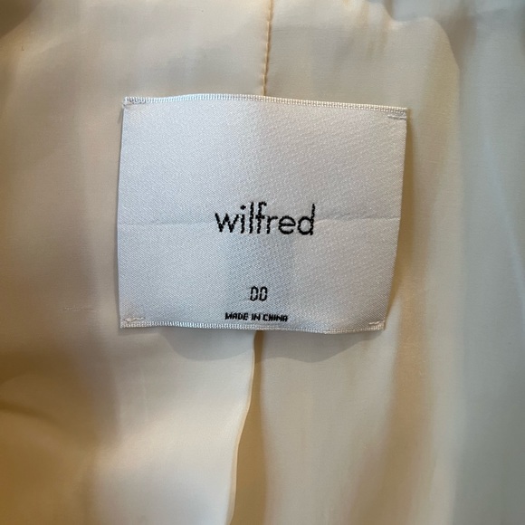 Aritzia- Wilfred blazer Pastel Yellow XXS - Picture 4 of 6
